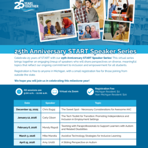 25th Anniversary START Speaker Series